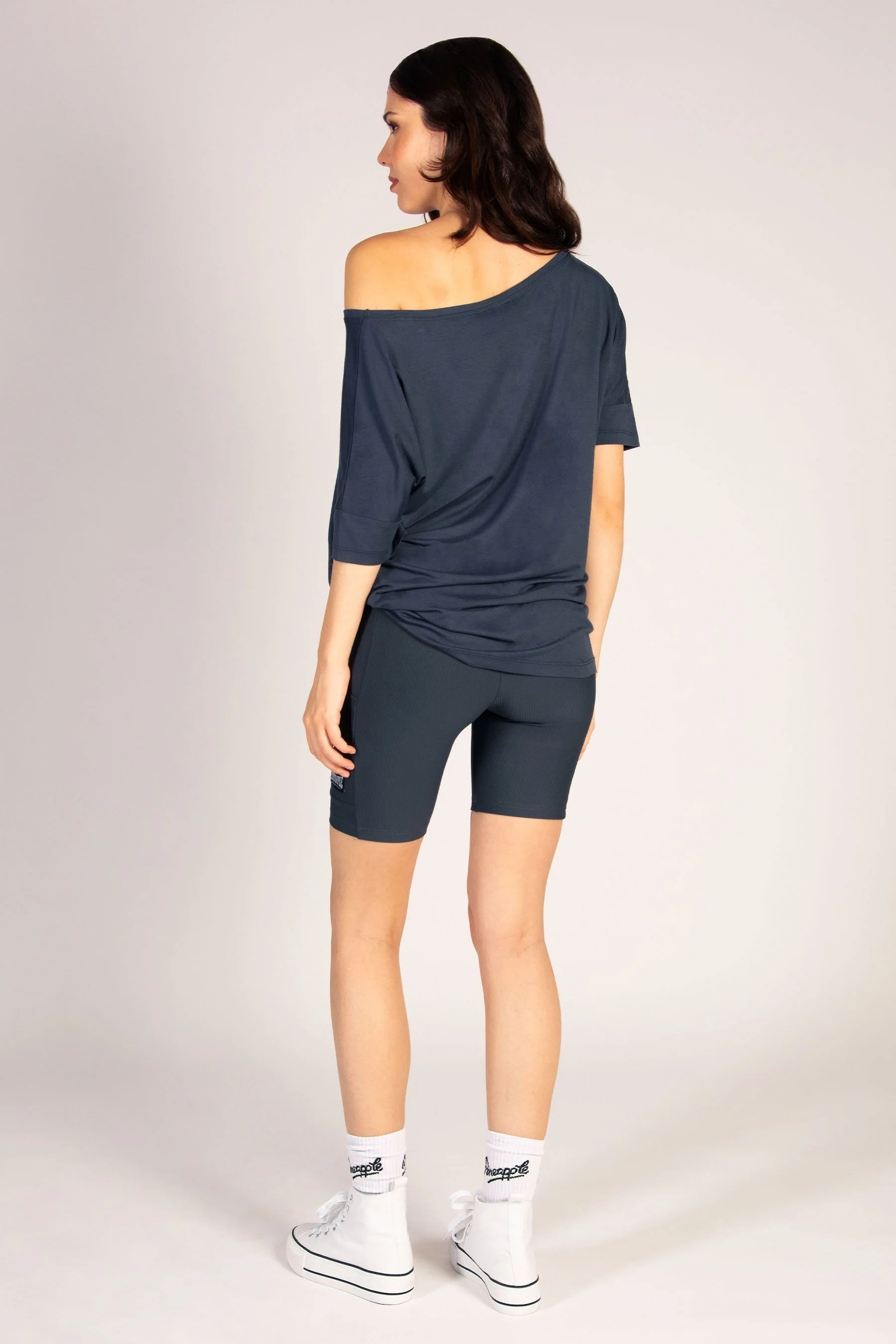 Rib Cycling Shorts with Pocket - Image 6