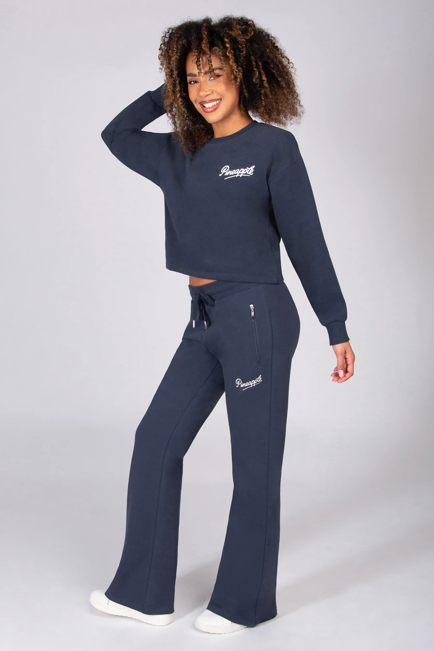 Pineapple Zip Flare Trousers - Image 3