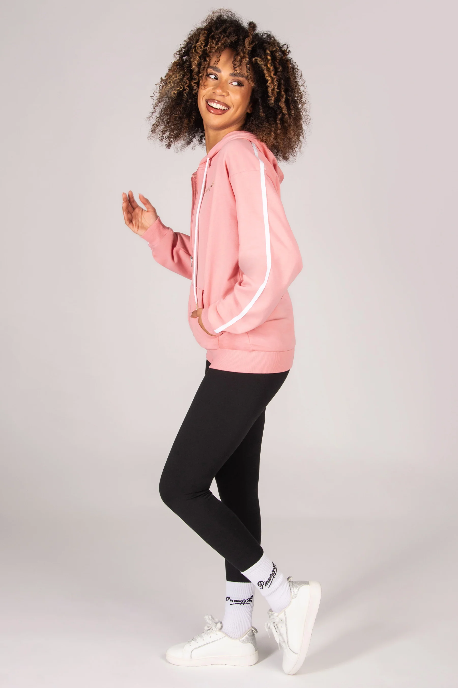 Stripe Zip Hoodie - Image 4