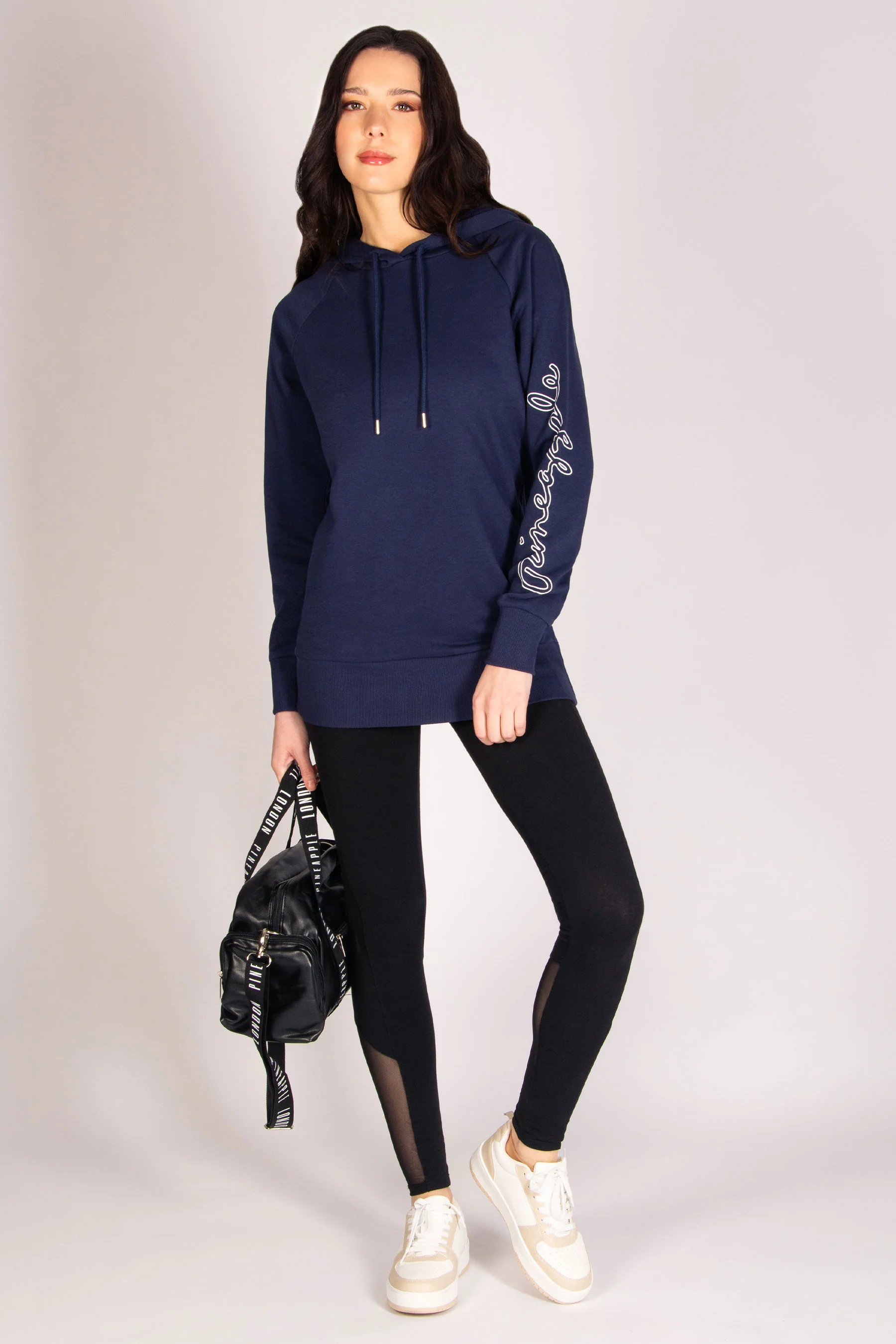 Longline Logo Hoodie - Image 3