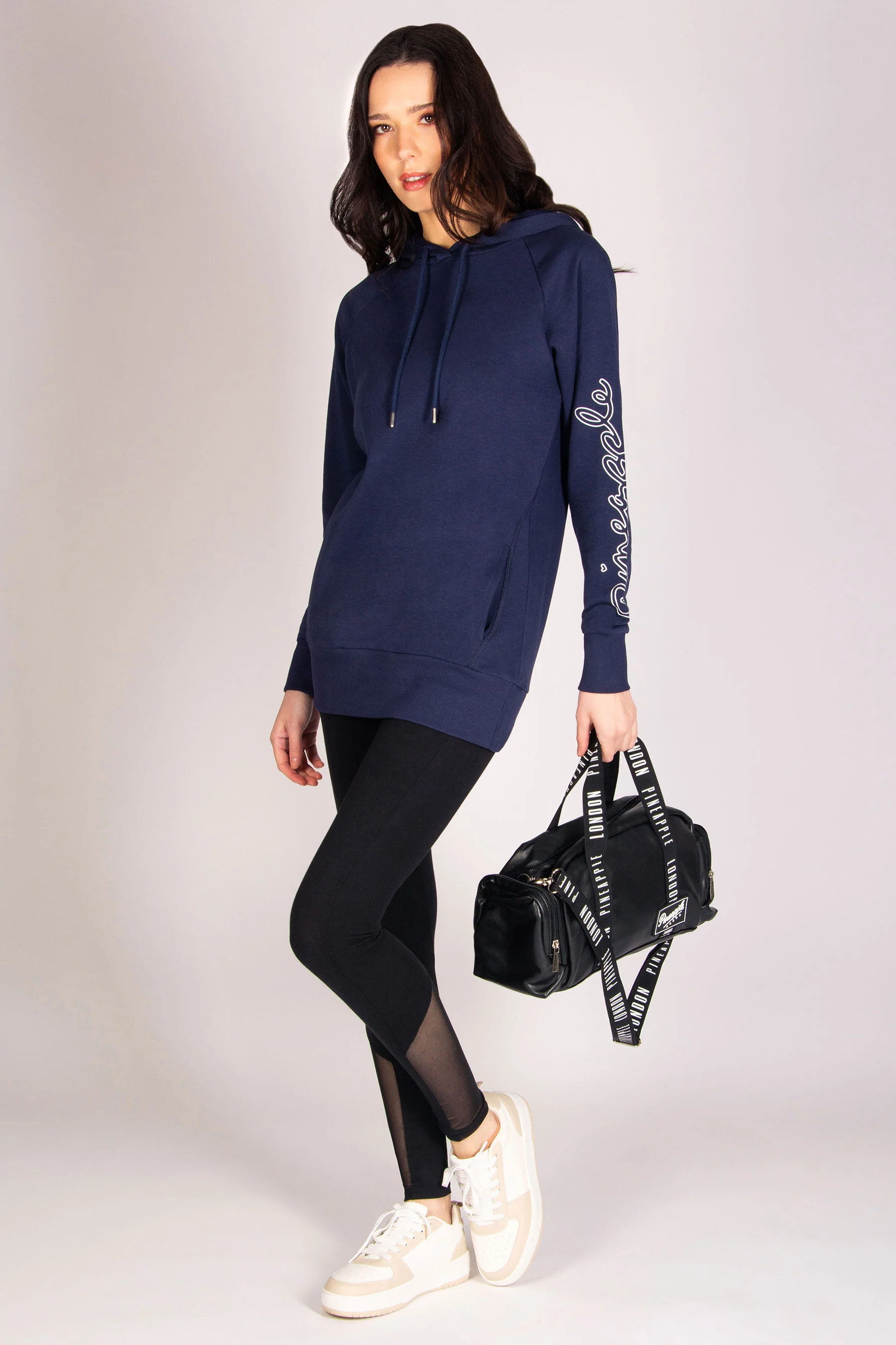 Longline Logo Hoodie - Image 4