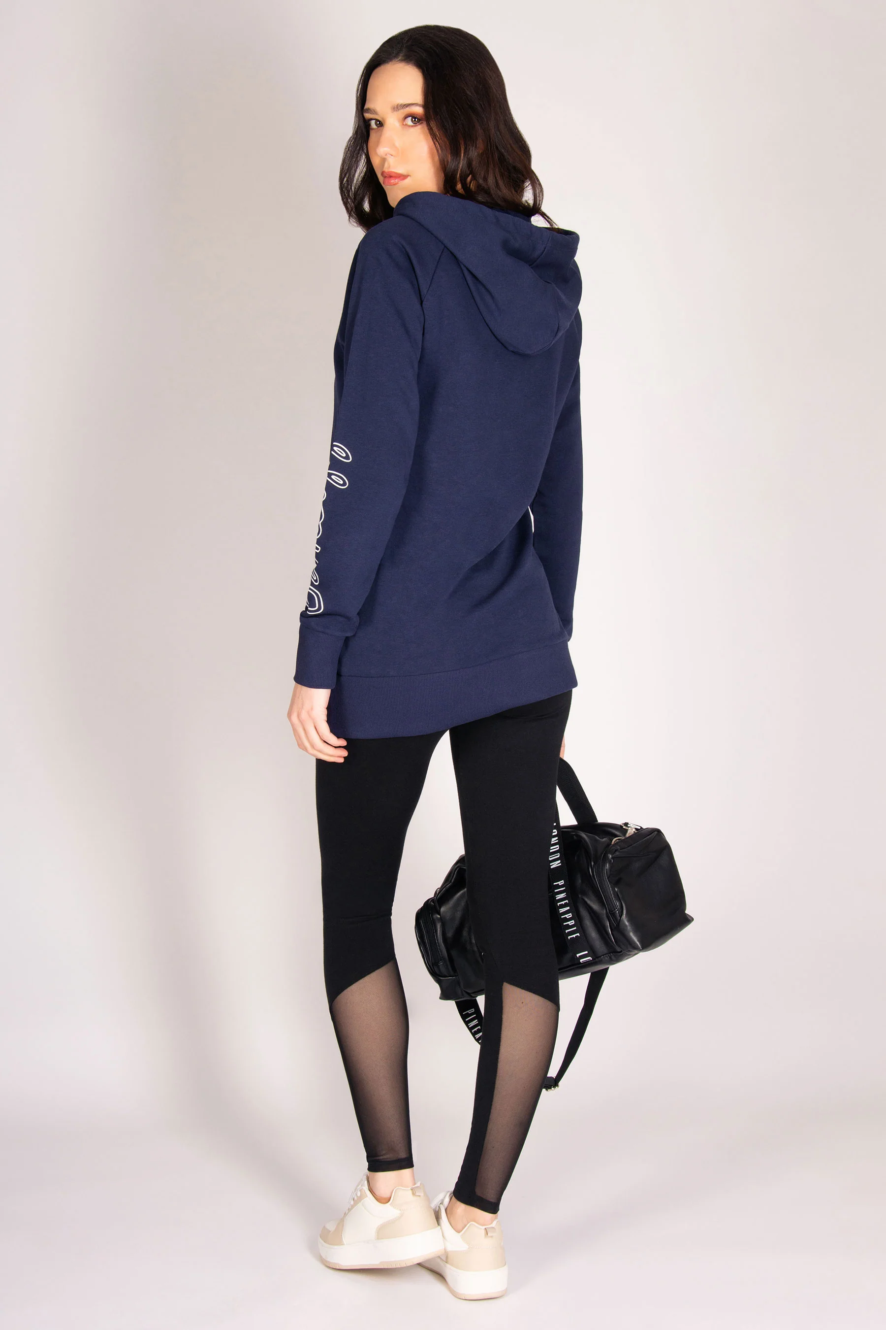 Longline Logo Hoodie - Image 6