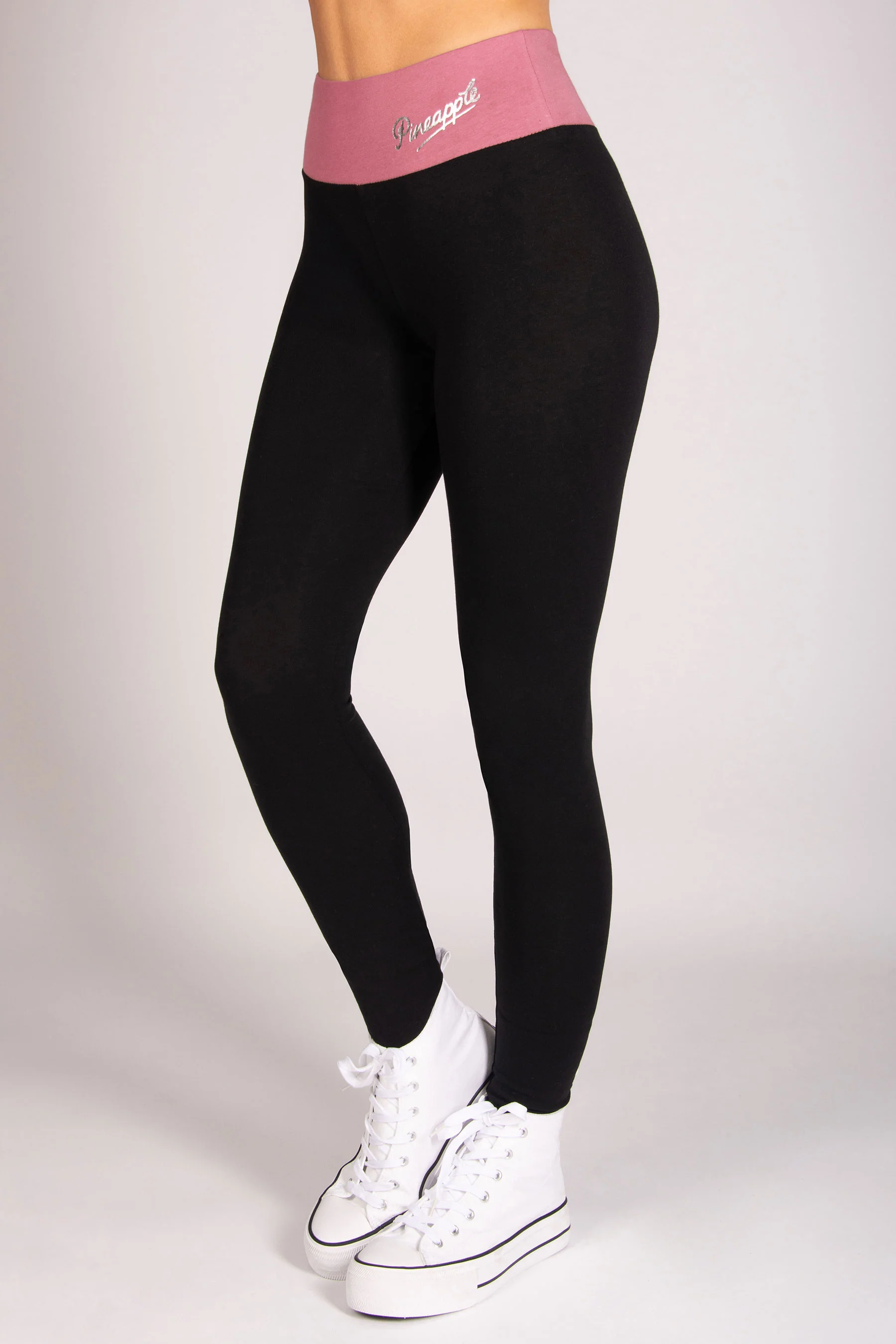 Contrast Band Leggings