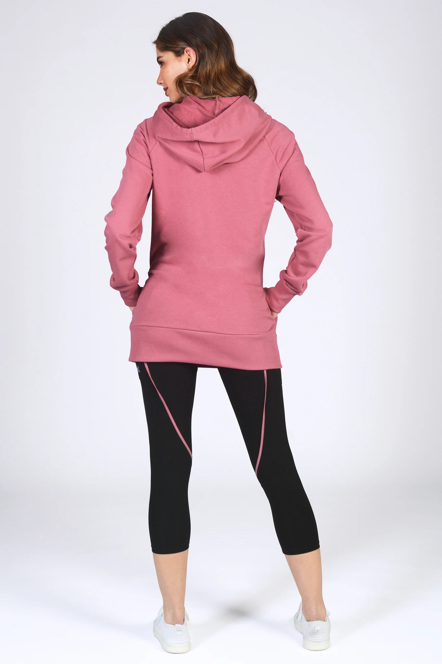 Longline Logo Hoodie - Image 5