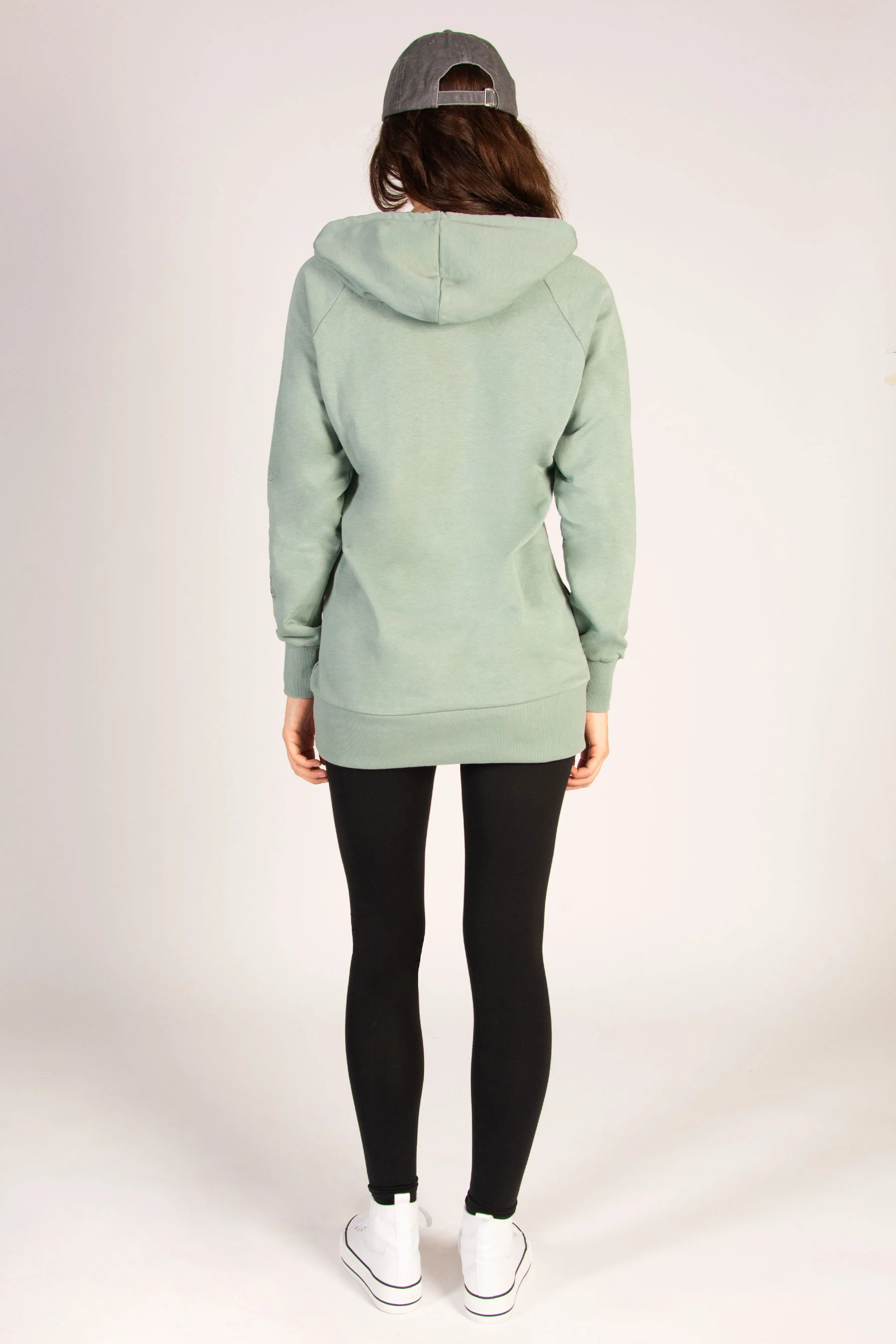 Longline Logo Hoodie - Image 5