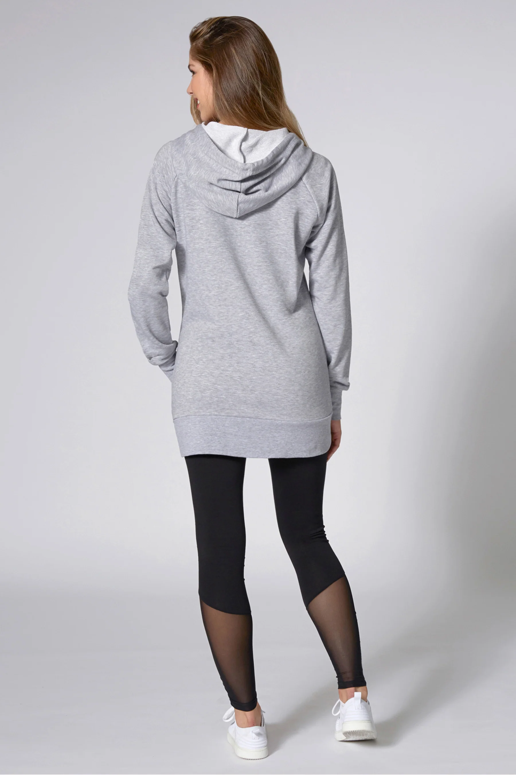 Longline Logo Hoodie - Image 4