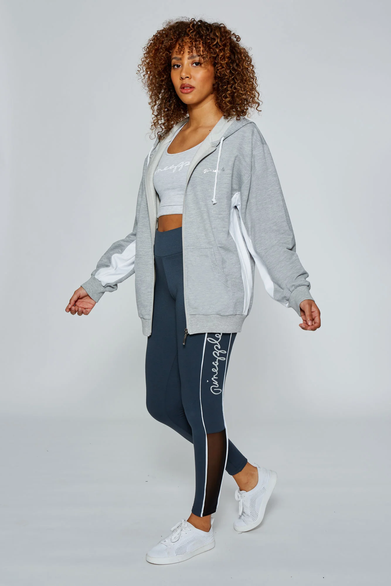 Stripe Zip Hoodie - Image 4