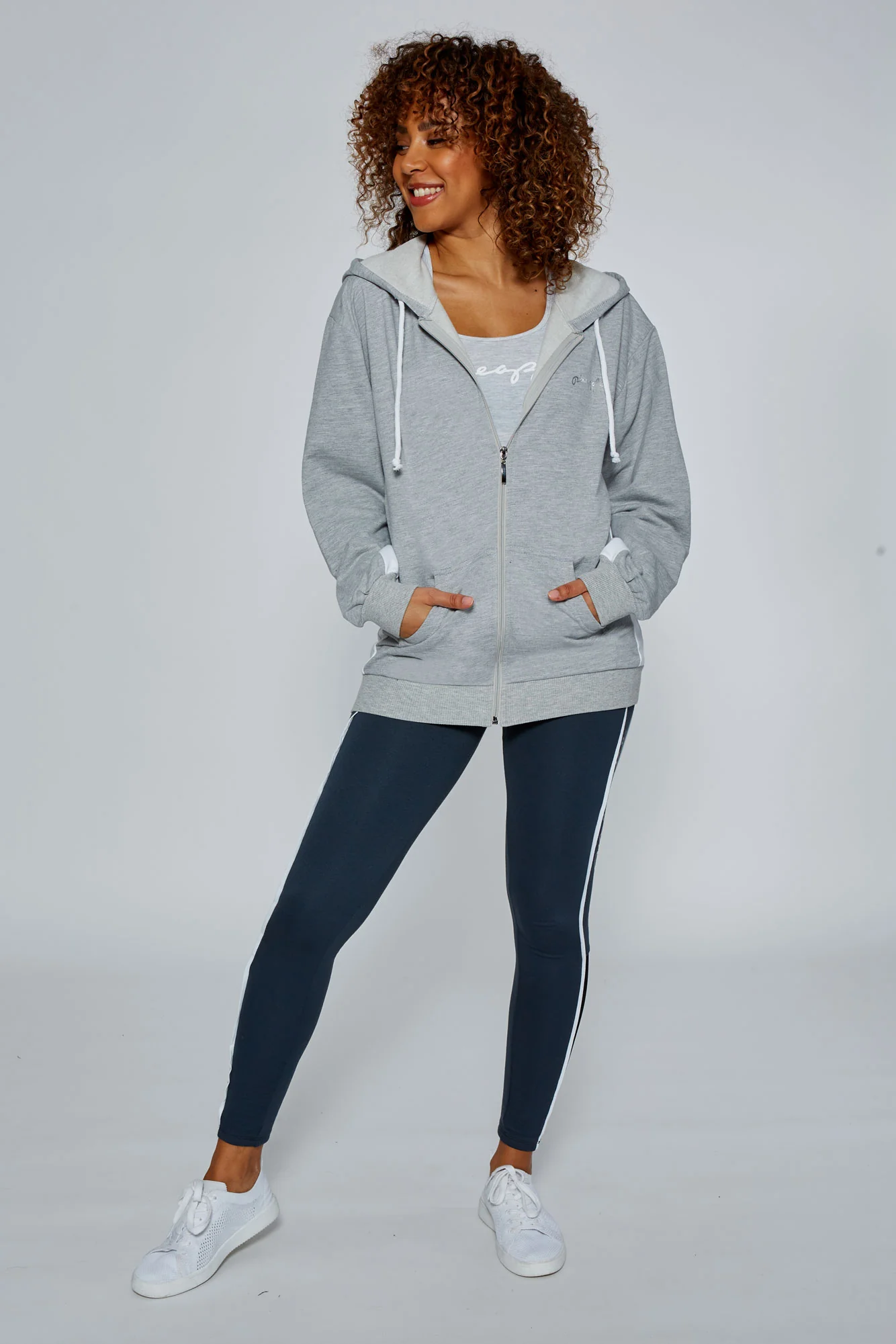 Stripe Zip Hoodie - Image 5