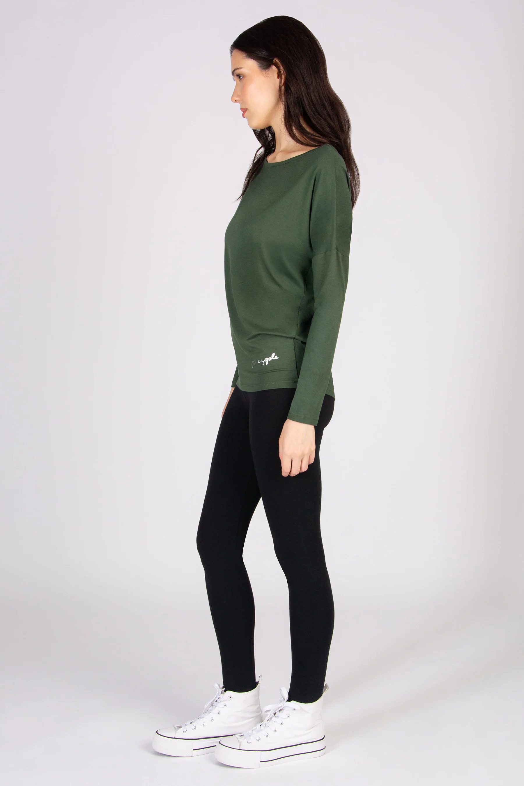 Monroe Long Sleeve Jersey Top - Image 3