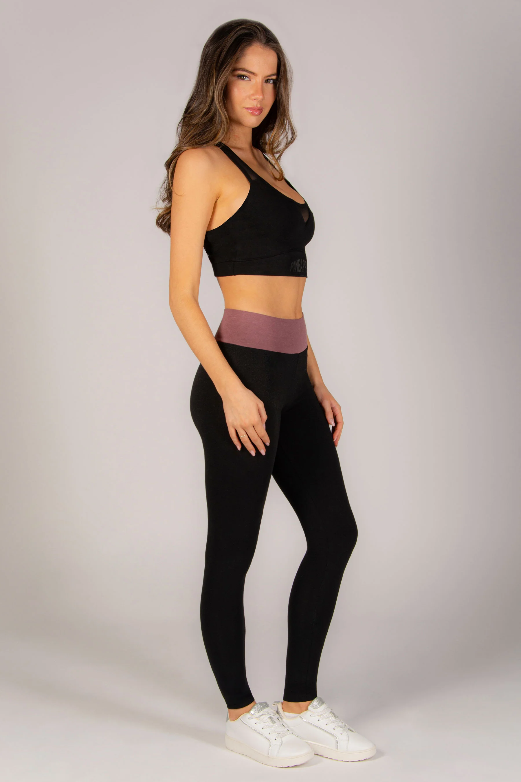 Contrast Band Leggings - Image 3