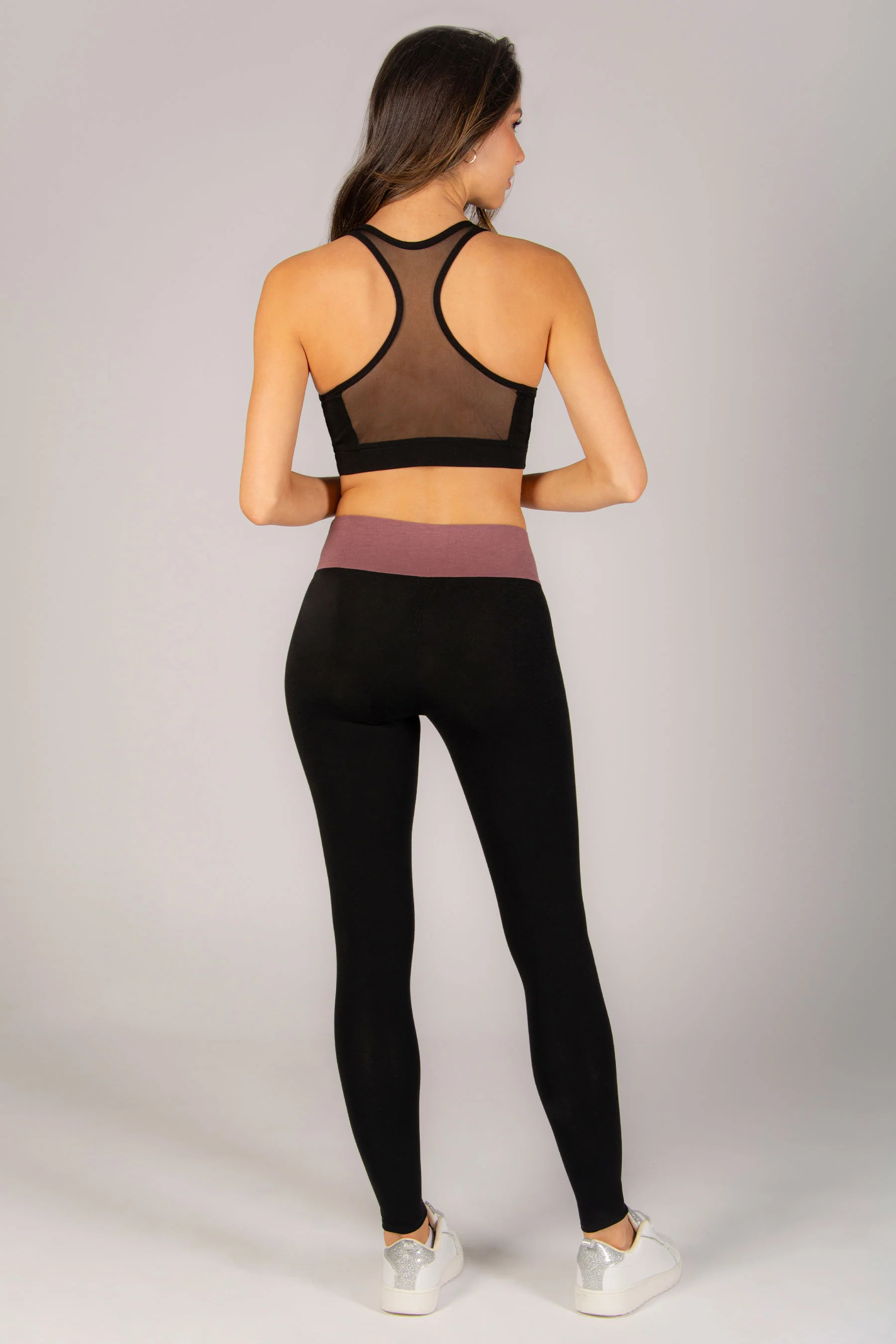Contrast Band Leggings - Image 4