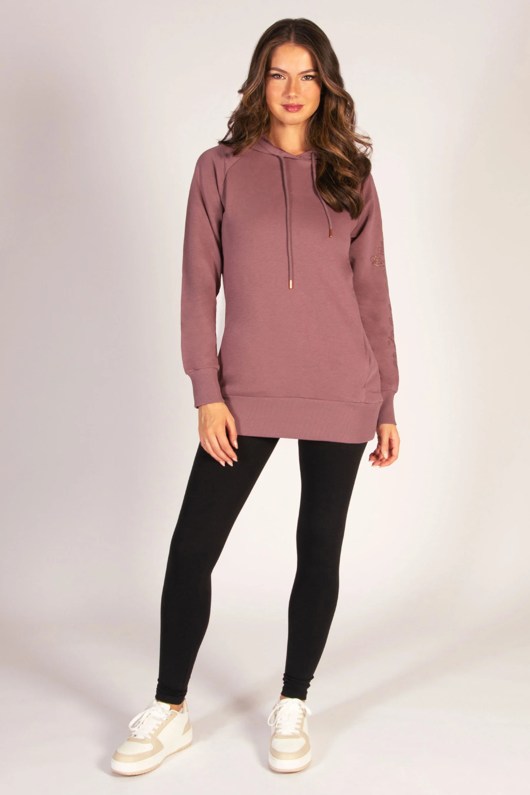 Loopback Longline Hoodie - Image 2
