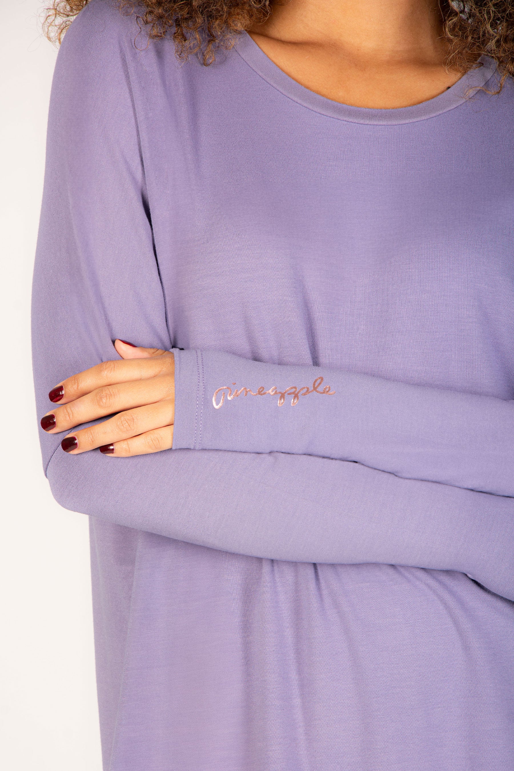 Script Long Sleeve Top - Image 4