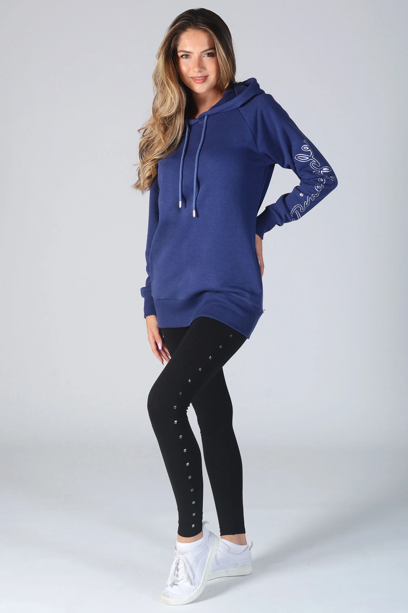 Longline Logo Hoodie - Image 4