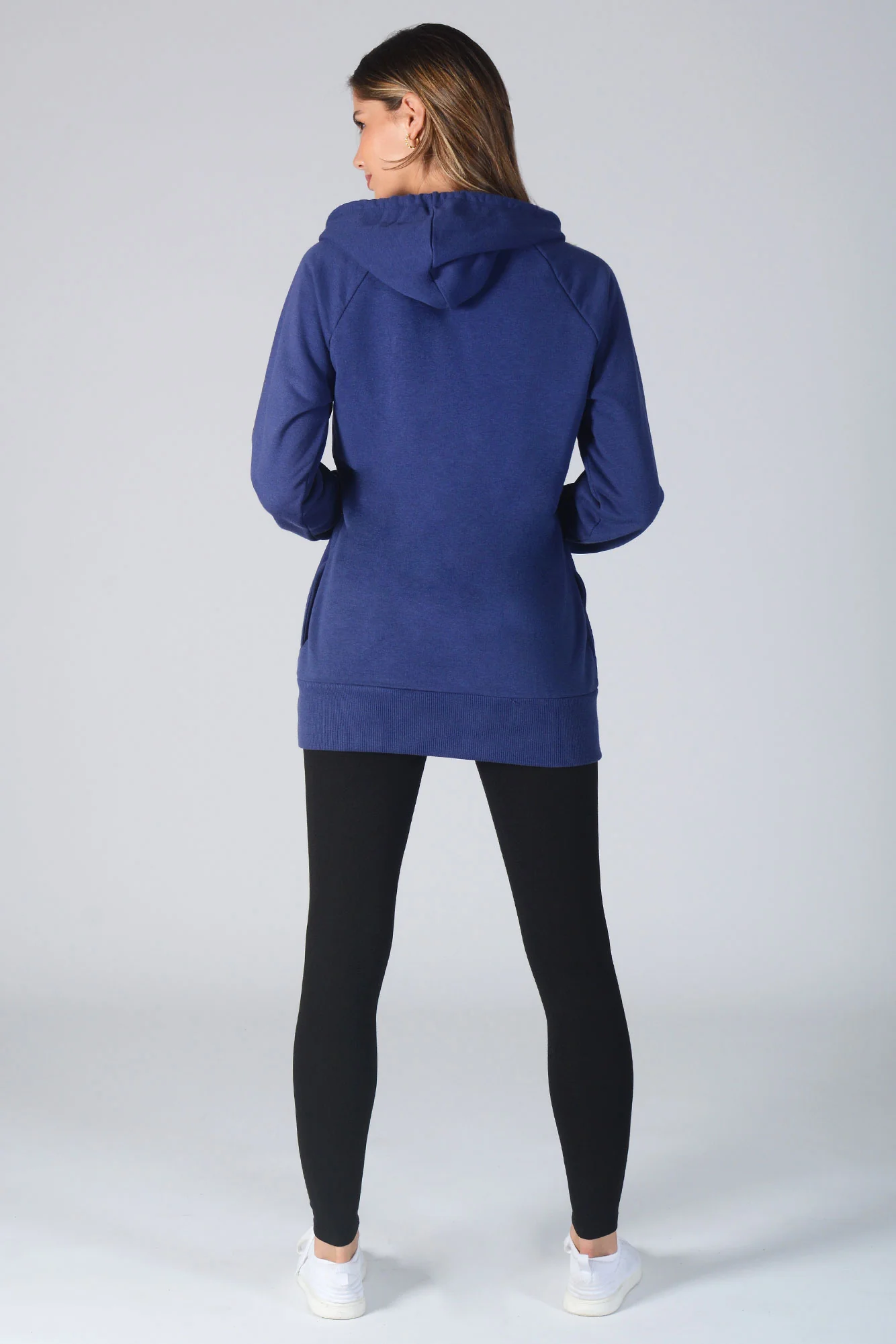 Longline Logo Hoodie - Image 5