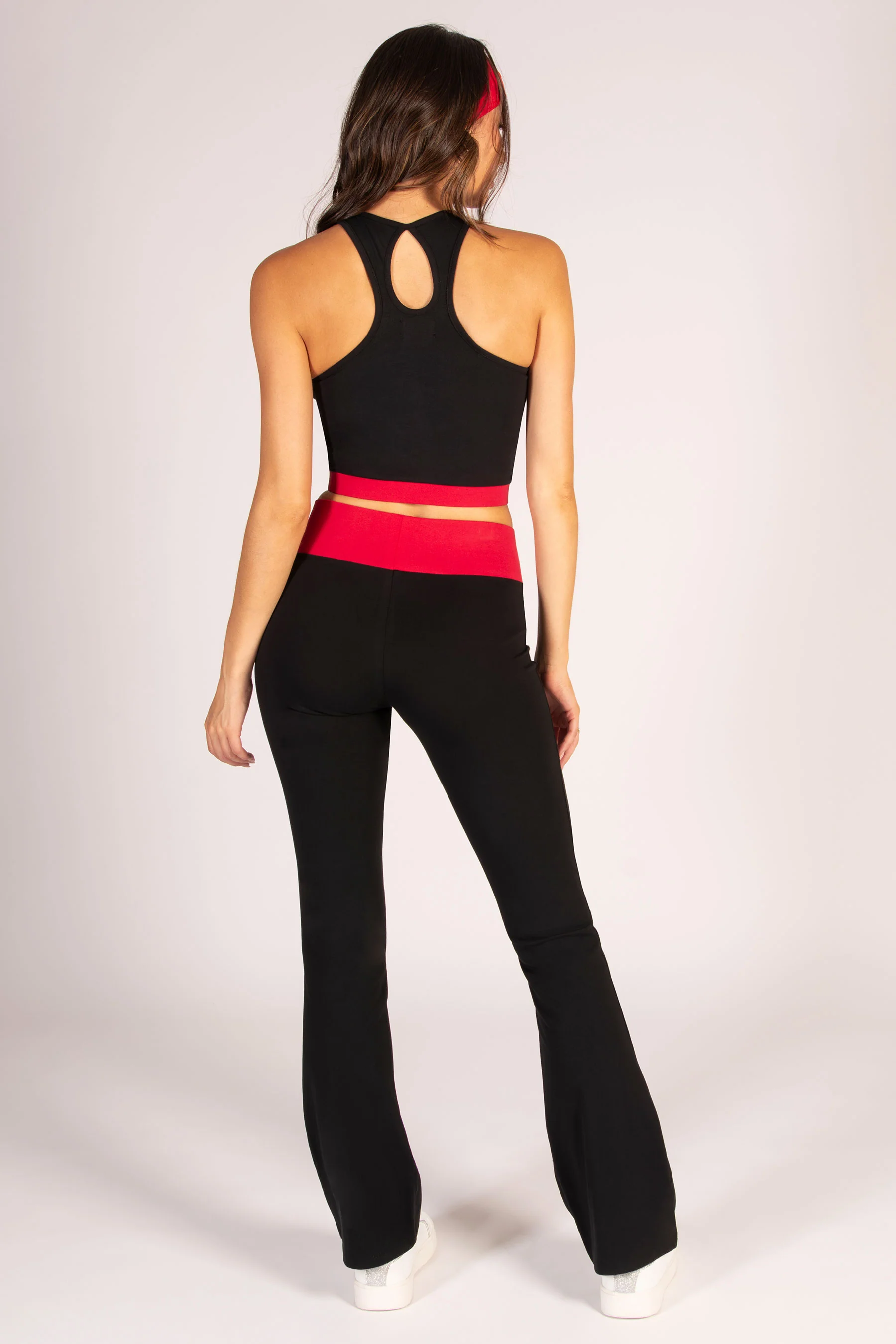 Contrast Band Jersey Trousers - Image 5