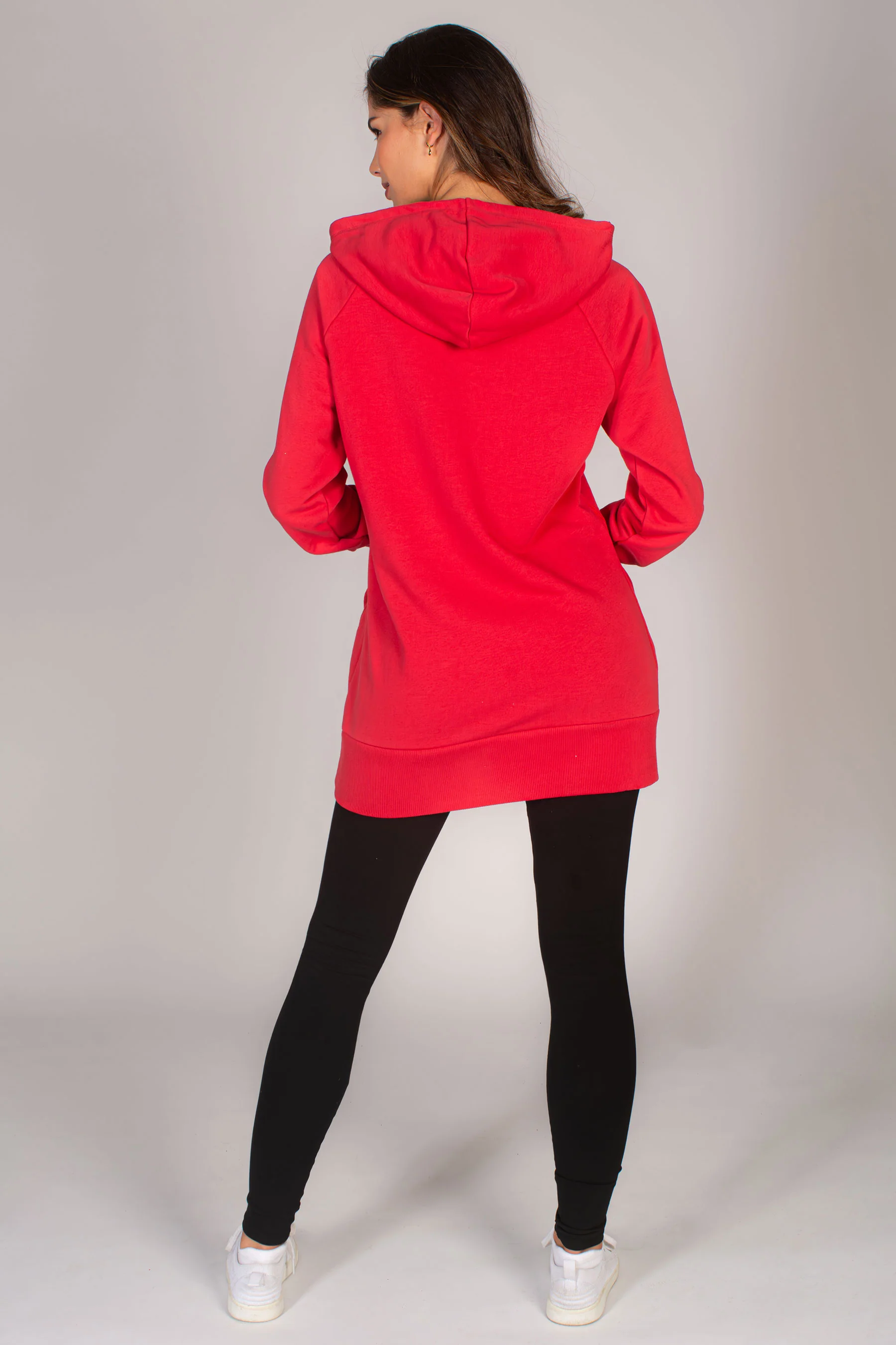 Longline Logo Hoodie - Image 5