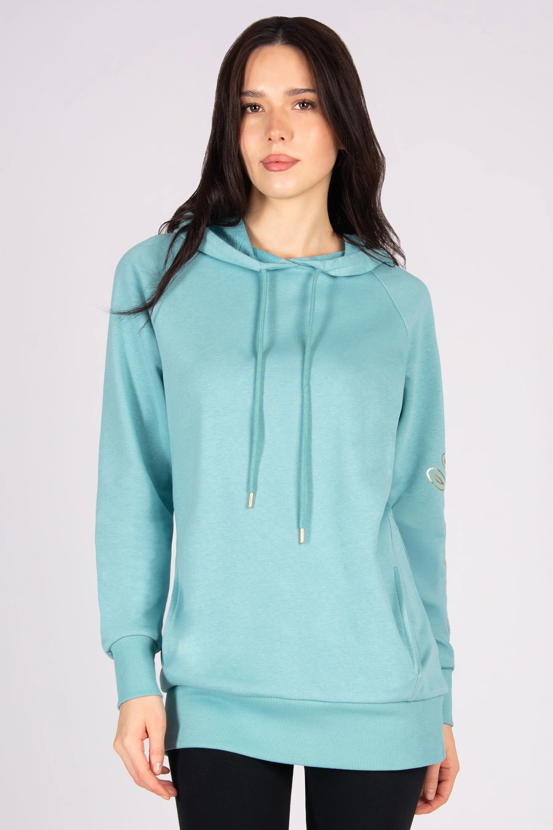 Longline Logo Hoodie