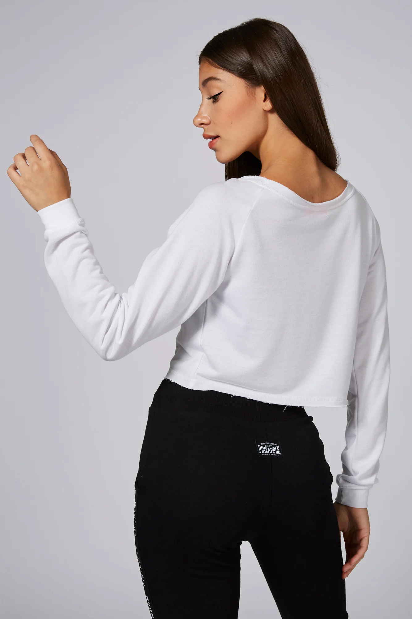 Crop Retro Off Shoulder Top - Image 4