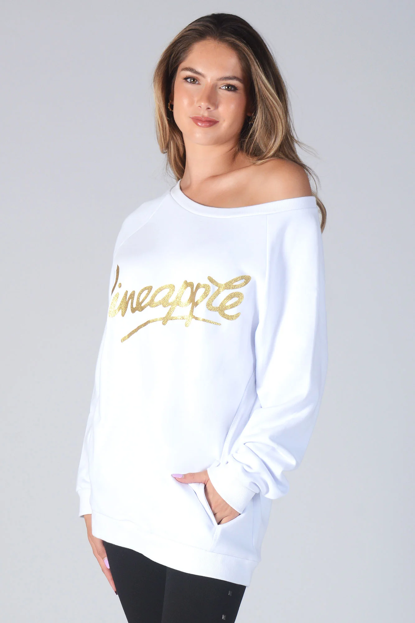 Monster Glitter Logo Oversized Sweater - Image 2