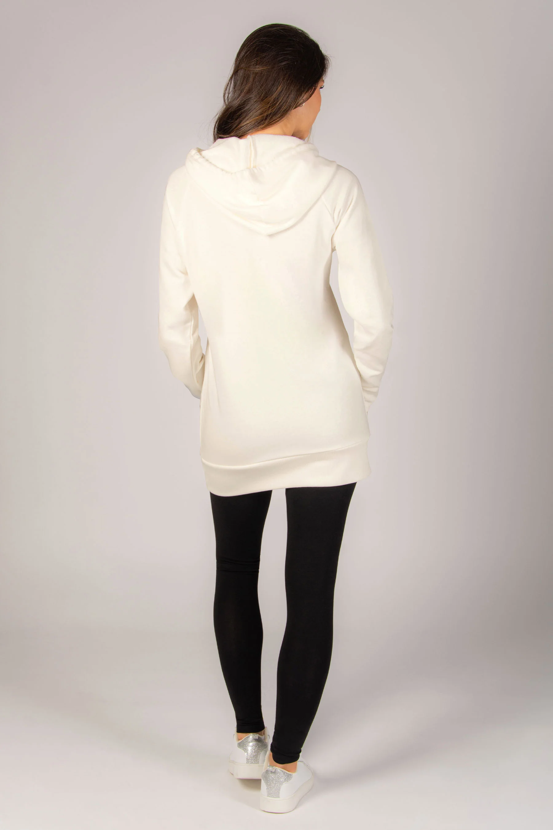 Longline Logo Hoodie - Image 6
